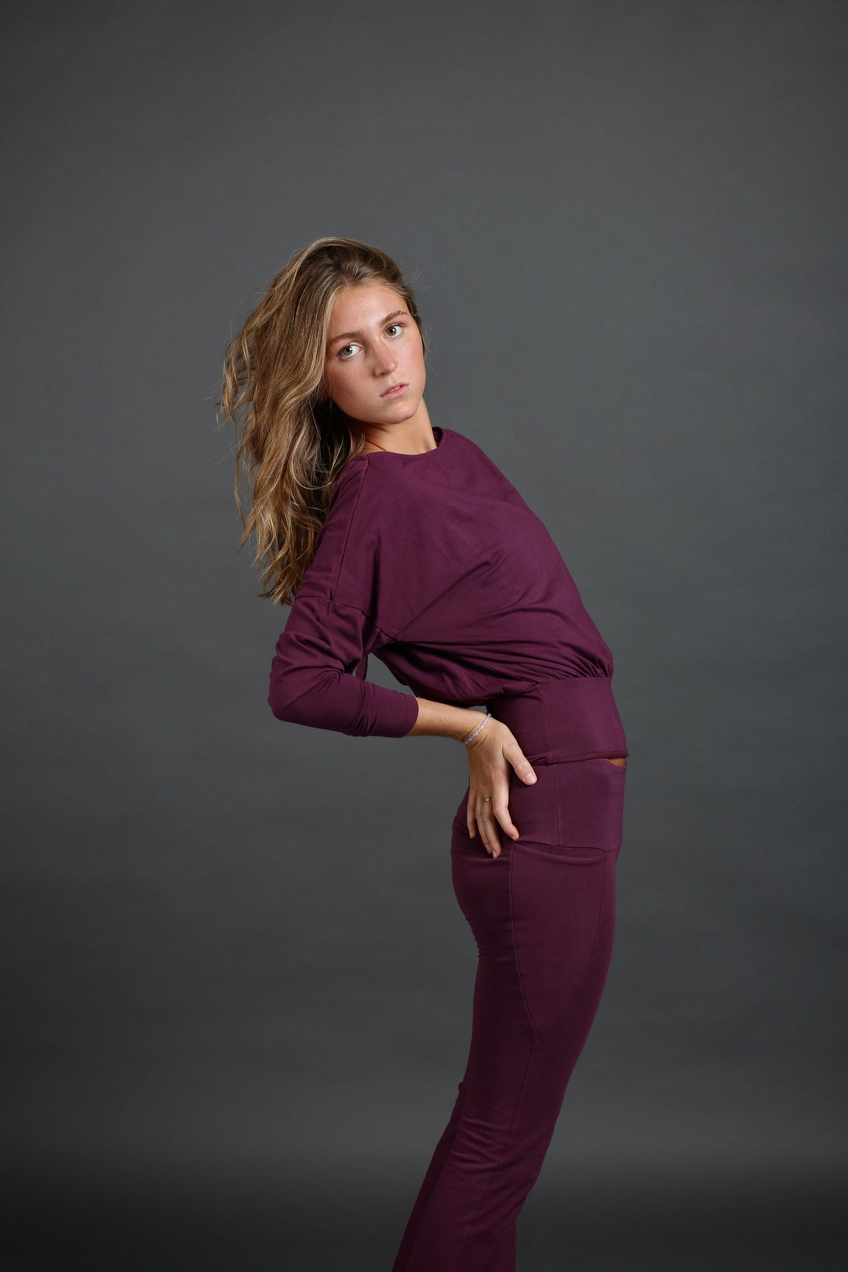IRENE TOP · Wild Plum